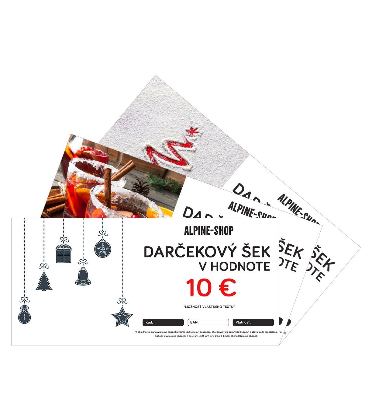 Darčekový šek - motív VIANOCE