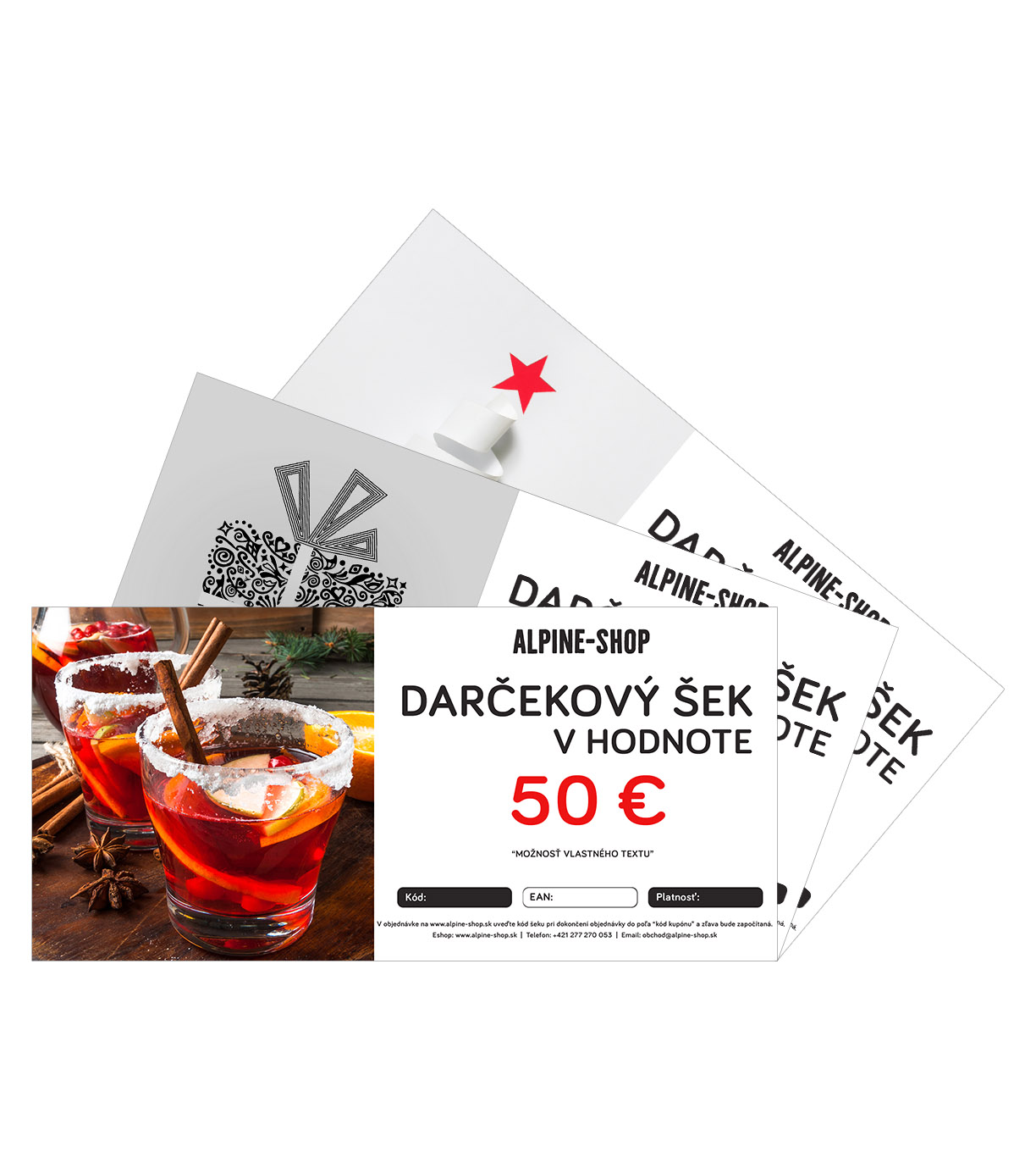 Darčekový šek - motív VIANOCE