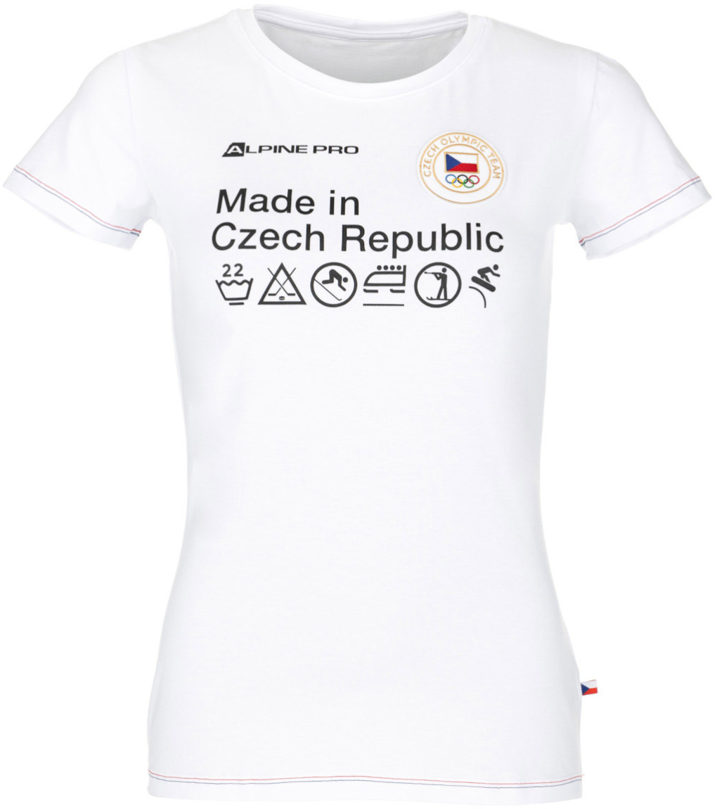 Alpine Pro Czecha Dámske tričko Oh LTSU913 biela XXL