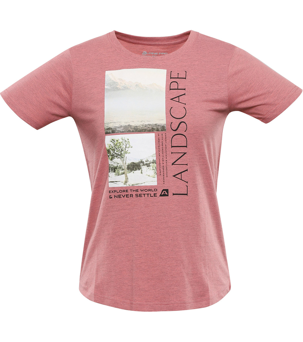 Alpine Pro Gorena Dámske tričko LTSB174 dusty rose XS