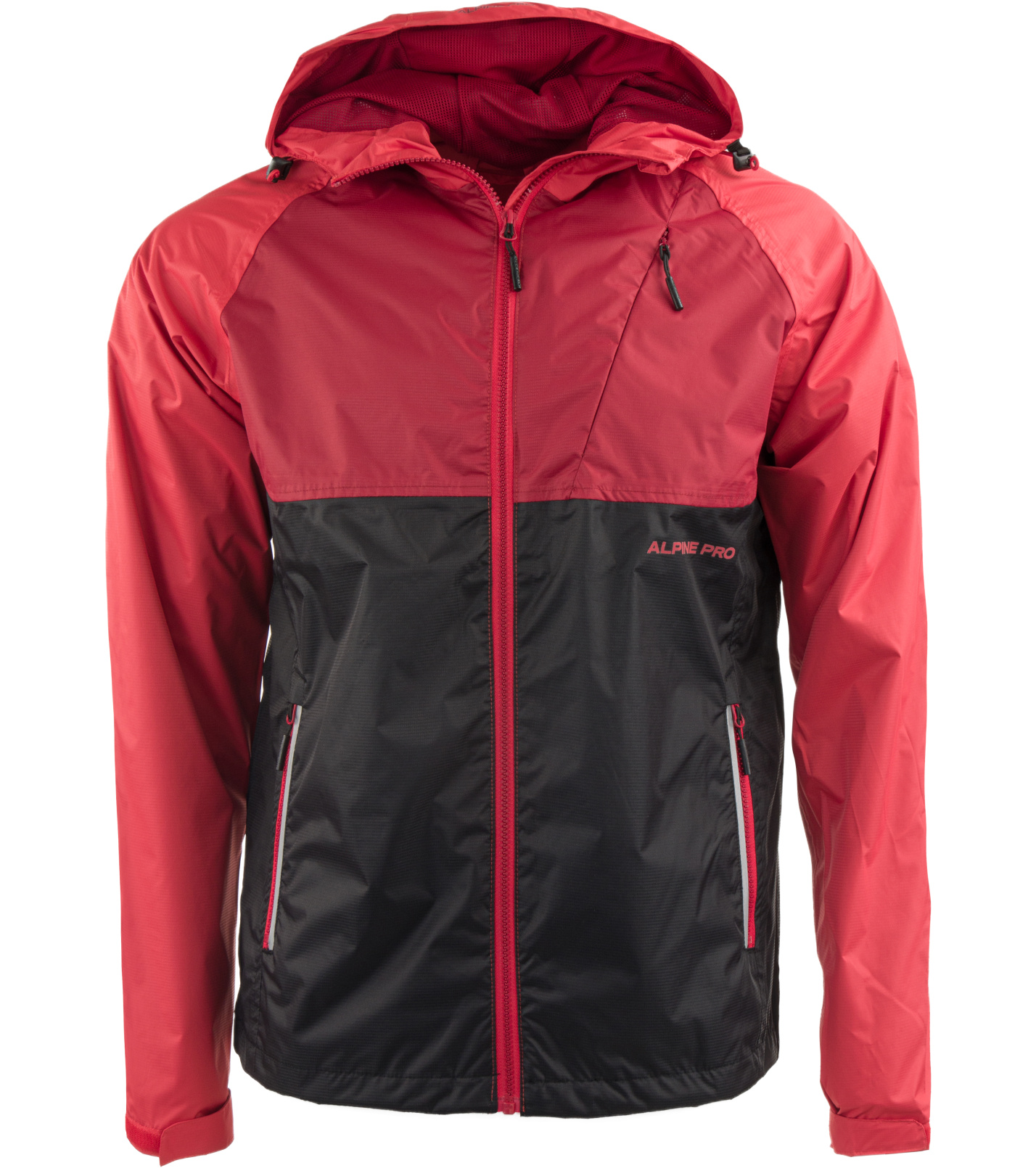 Alpine Pro Foled Pánska vetrovka MJCX567 purpurový plameň XL