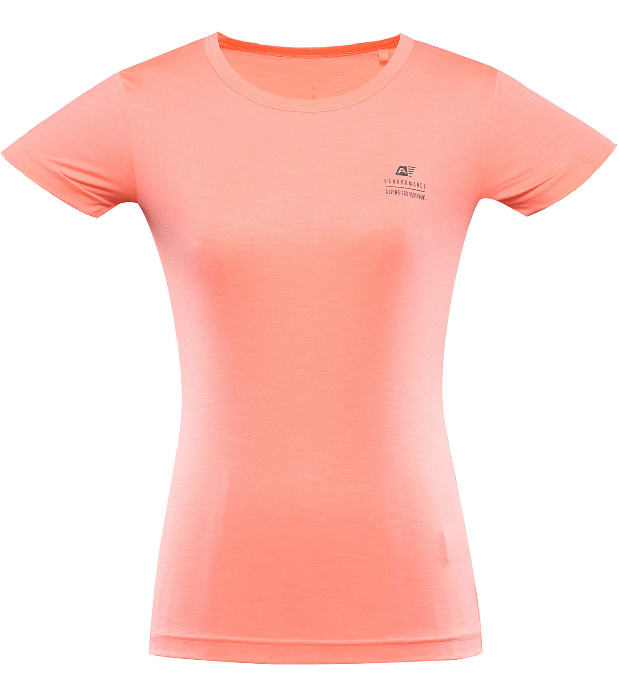 Alpine Pro Basika Dámske funkčné triko LTSC967 neon salmon XXL