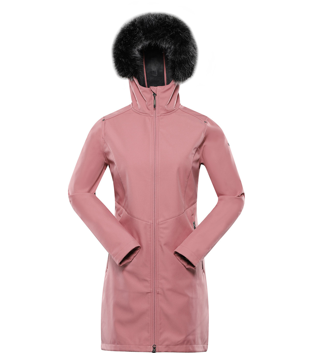Alpine Pro Ibora Dámsky softshellový kabát LCTB208 dusty rose XL