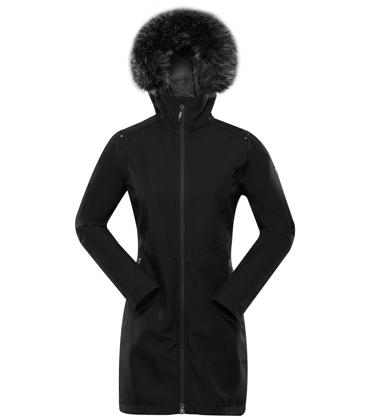 Alpine Pro Ibora Dámsky softshellový kabát LCTB208 čierna XXL