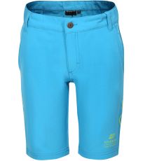 Detské softshellové kraťasy COLO ALPINE PRO neon atomic blue