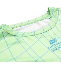 Detské funkčné tričko BASIKO ALPINE PRO neon green gecko