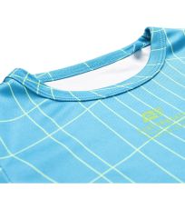 Detské funkčné tričko BASIKO ALPINE PRO neon atomic blue
