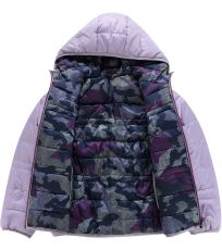 Detská obojstranná bunda EROMO ALPINE PRO pastel lilac