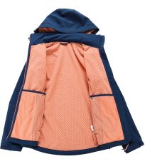 Dámska softshell bunda HOORA ALPINE PRO perzská modrá