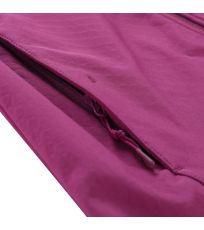 Dámska softshell bunda HOORA ALPINE PRO tmavo ružová