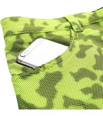 Pánske softshellové šortky TRENT 3 ALPINE PRO reflexná žltá