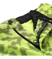Pánske softshellové šortky TRENT 3 ALPINE PRO reflexná žltá