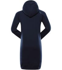 Dámske mikinové šaty ANAHA ALPINE PRO new navy