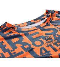 Detské rýchloschnúce tričko LOUSO ALPINE PRO orange tiger