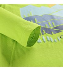 Detské tričko s dlhým rukávom ECCO ALPINE PRO lime green