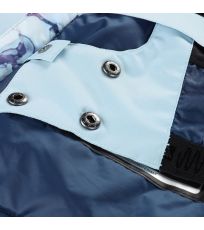 Dámska lyžiarska bunda s PTX membránou OMEQA ALPINE PRO aquamarine
