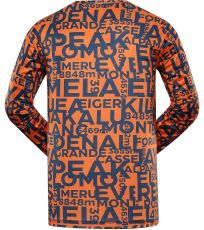 Pánske funkčné tričko s dlhým rukávom LOUS ALPINE PRO orange tiger