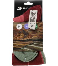 Unisex lyžiarske ponožky z merino vlny RODE ALPINE PRO 