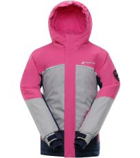 Detská lyžiarska bunda SARDARO 2 ALPINE PRO Neón coral