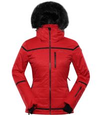 Dámska lyžiarska bunda KORA ALPINE PRO tmavo červená