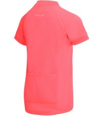 Detské cyklo tričko OBAQO ALPINE PRO fuchsia
