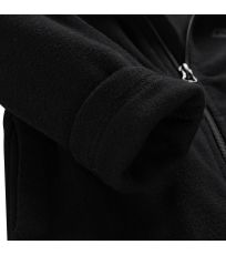 Detská fleece mikina SIUSO 2 ALPINE PRO čierna