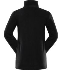 Detská fleece mikina SIUSO 2 ALPINE PRO čierna