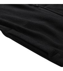 Detská fleece mikina SIUSO 2 ALPINE PRO čierna