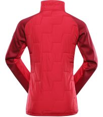 Detská mikina s merino výplňou JORWO ALPINE PRO malinová