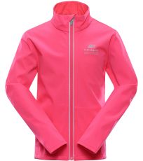 Detská softshell bunda MULTO ALPINE PRO ružová