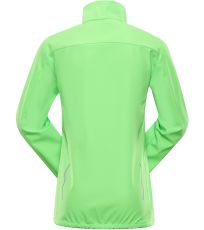 Detská softshell bunda MULTO ALPINE PRO neon green gecko