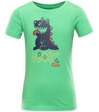 Detské tričko LIEVRO NAX klasicky zelená