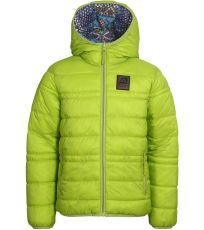 Detská obojstranná bunda MICHRO ALPINE PRO lime green