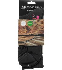 Unisex ponožky BANFF 2 ALPINE PRO tmavo šedá