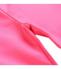 Detské softshellové nohavice SMOOTO ALPINE PRO ružová