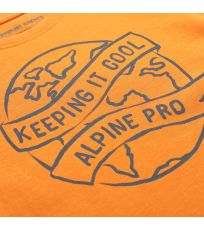 Detské tričko z organickej bavlny ECOMO 2 ALPINE PRO oranžová