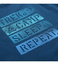 Pánske rýchloschnúce tričko BOLEN 2 ALPINE PRO perzská modrá